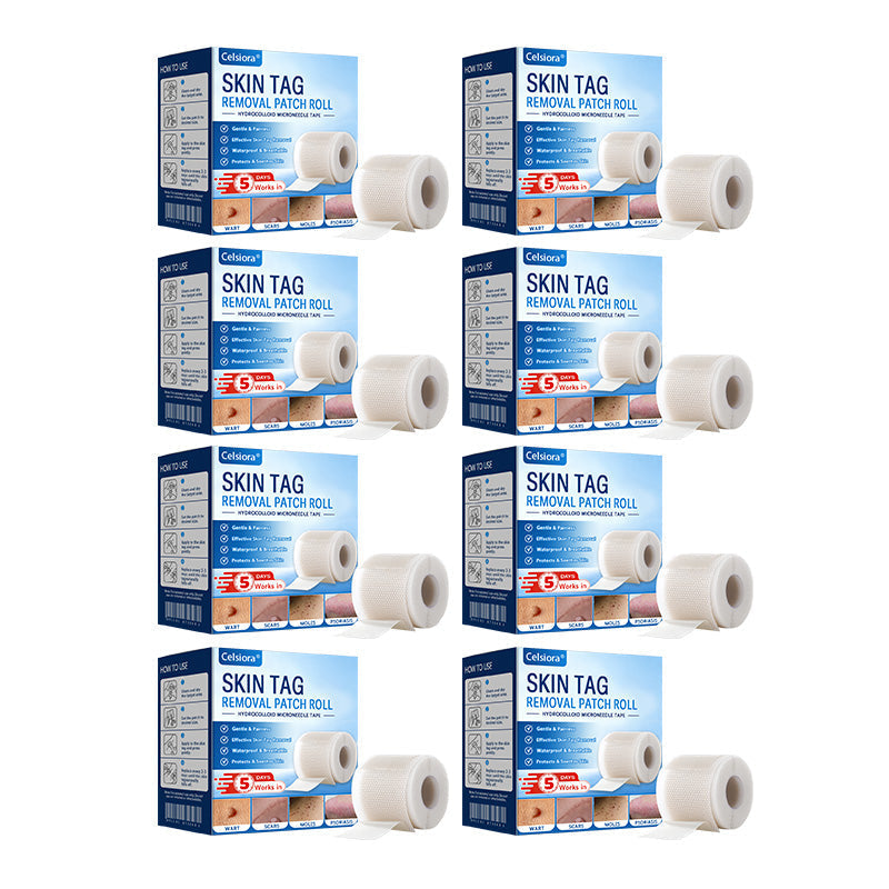 👩⚕️☘️Celsiora® Multi-Functional Microneedle Hydrocolloid Patch Roll | Targets Skin Tags, Warts & Stubborn Blemishes