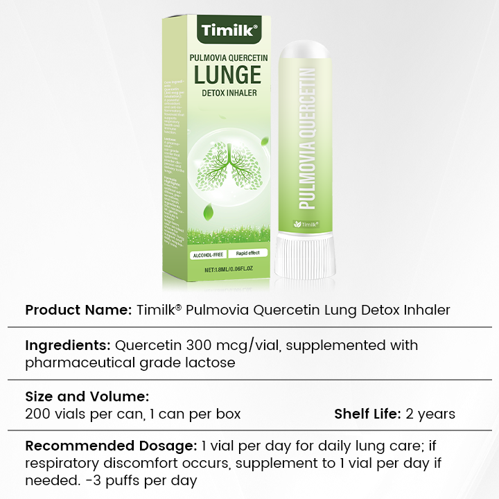 Cavebit® Pulmovia Quercetin Lung Detox Inhaler (A)