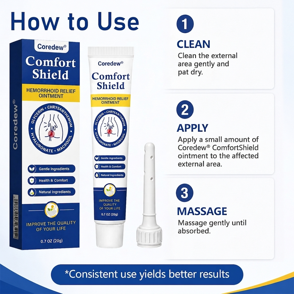 Coredew® ComfortShield Hemorrhoid Relief Ointment