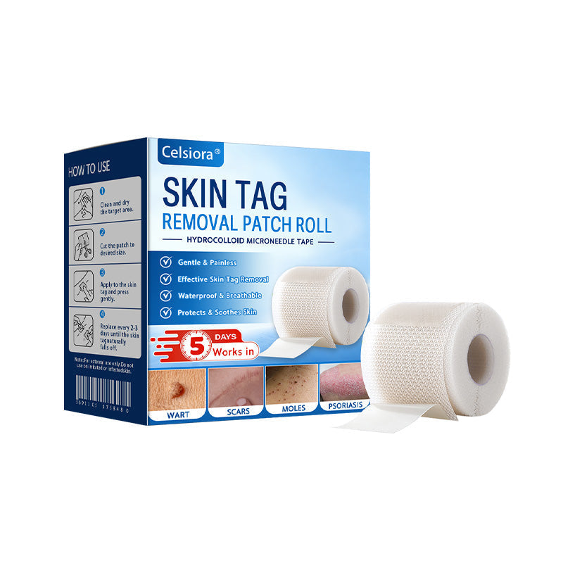 👩‍⚕️☘️Celsiora® Multi-Functional Microneedle Hydrocolloid Patch Roll | Targets Skin Tags, Warts & Stubborn Blemishes