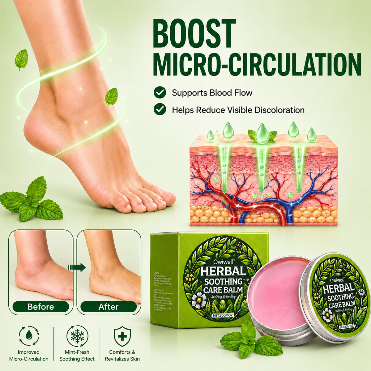 Owiwell® Herbal Soothing Care Balm