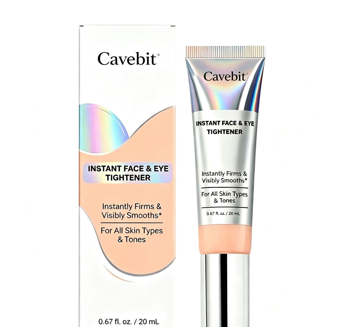 Cavebit Instant Face Tightener – Visible Smoothing in 60 Seconds, Progressive Results in 18 Days