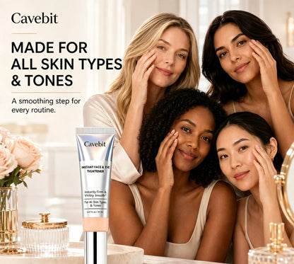 Cavebit Instant Face Tightener – Visible Smoothing in 60 Seconds, Progressive Results in 18 Days