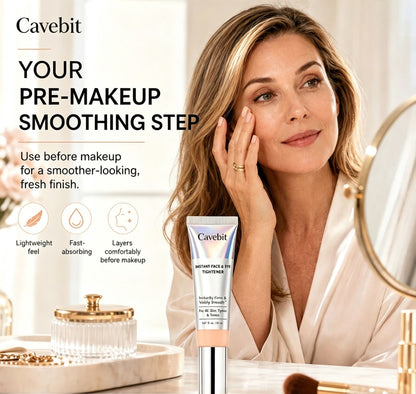 Cavebit Instant Face Tightener – Visible Smoothing in 60 Seconds, Progressive Results in 18 Days