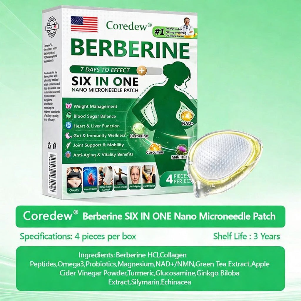 𝐔𝐒𝐀 𝐃𝐨𝐜𝐭𝐨𝐫 𝐑𝐞𝐜𝐨𝐦𝐦𝐞𝐧𝐝𝐞𝐝🌟| Coredew® 𝑩𝒆𝒓𝑏𝘦𝘳𝑖𝗇𝒆 𝟔-𝗶𝙣-𝟏 𝑁𝑎𝑛𝑜 𝘔𝘪𝘤𝘳𝘰𝘯𝘦𝘦𝘥𝘭𝘦 𝖯𝚊𝗍𝖼𝗁 |✅𝘉𝘢𝘤𝘬𝘦𝘥 𝘣𝘺 𝘴𝘤𝘪𝘦𝘯𝘤𝘦 | 𝟨-𝗂𝗇-𝟣 𝖿𝗈𝗋𝗆𝗎𝗅𝖺 | 𝑅𝑒𝑠𝑢𝑙𝑡𝑠 𝑖𝑛 7 𝑑𝑎𝑦𝑠 🏅