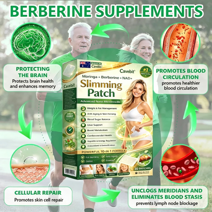 Cavebit® Berberine 6-in-1 Nano Patch – Advanced Wellness Support Formula