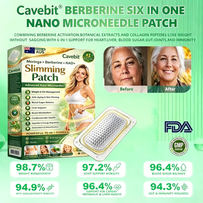 Cavebit® Berberine 6-in-1 Nano Patch – Advanced Wellness Support Formula