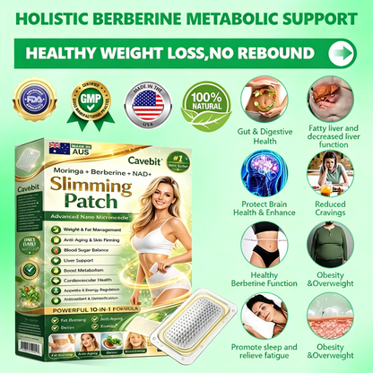 Cavebit® Berberine 6-in-1 Nano Patch – Advanced Wellness Support Formula